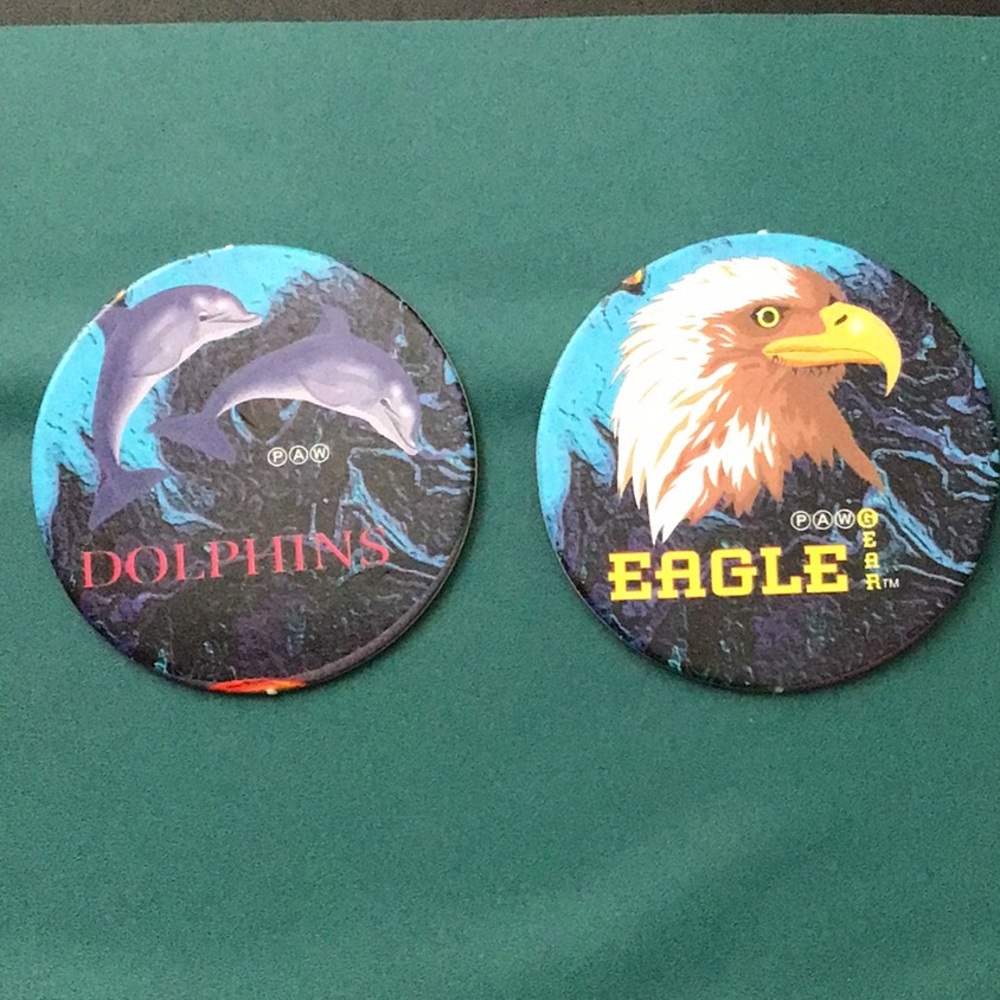 San Diego Zoo Paw Gear EAGLE  PAW DOLPHINS set of 2